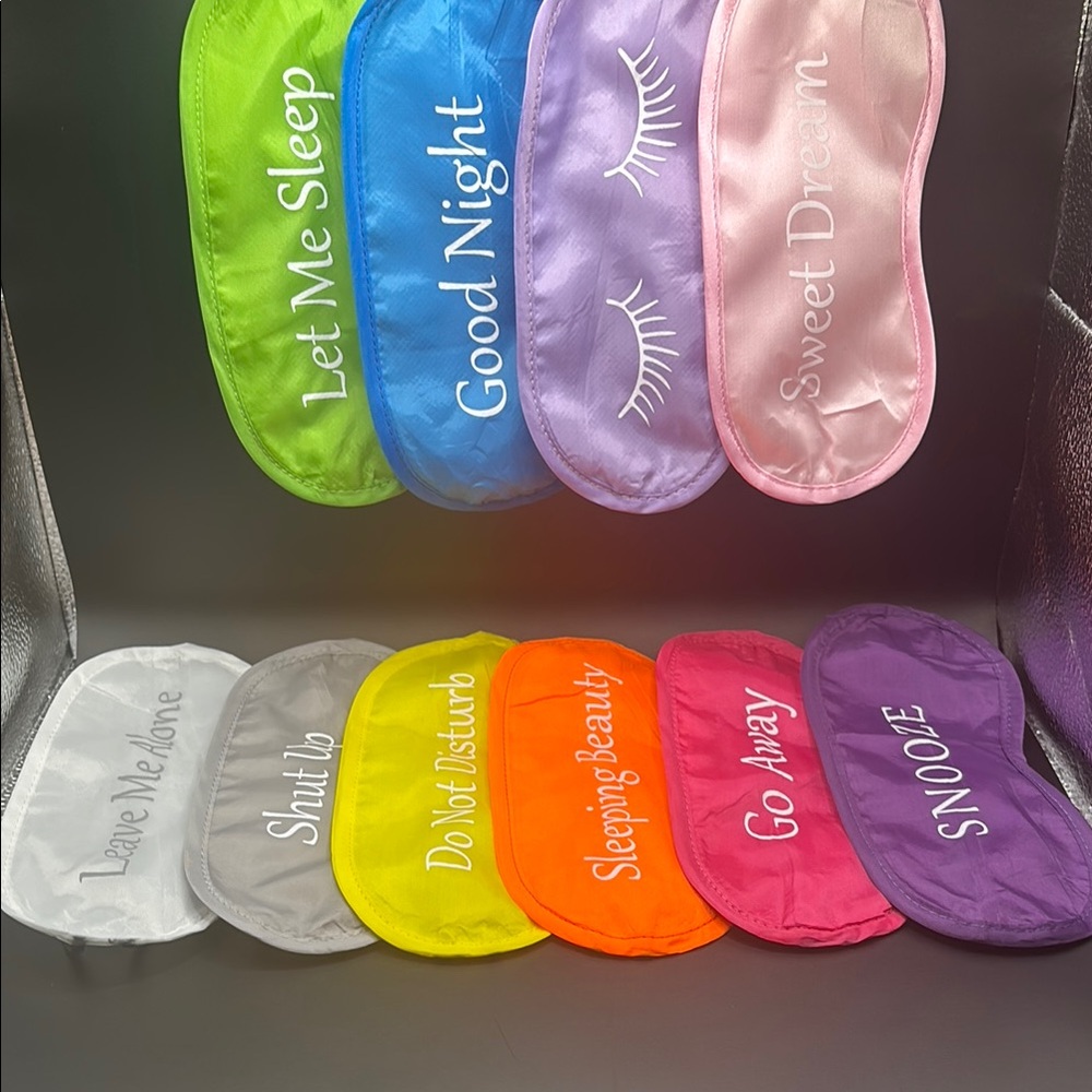 Colorful Sleep Mask Set